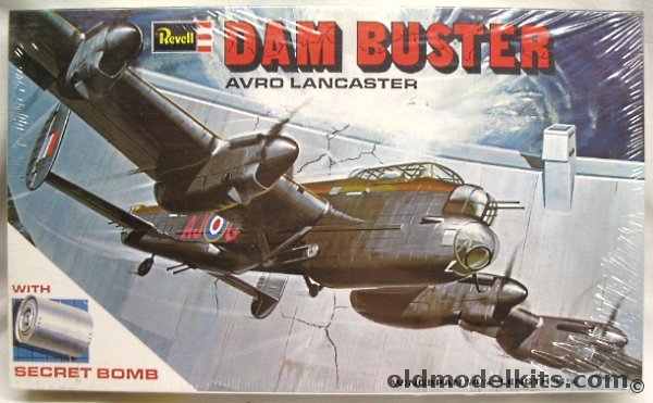 Revell 1/72 Avro Dam Buster Lancaster with Secret Bomb, H202-250 plastic model kit